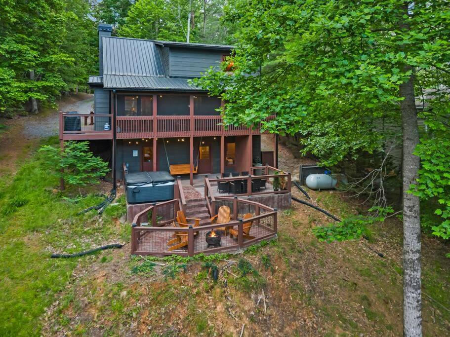 Lakeside Retreat Hot Tub Fishing Hiking Ellijay Dış mekan fotoğraf